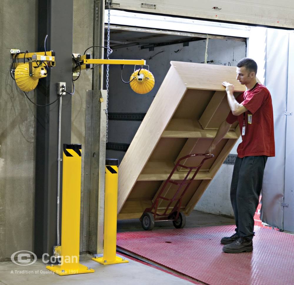 Warehouse safety equipment and protective barriers