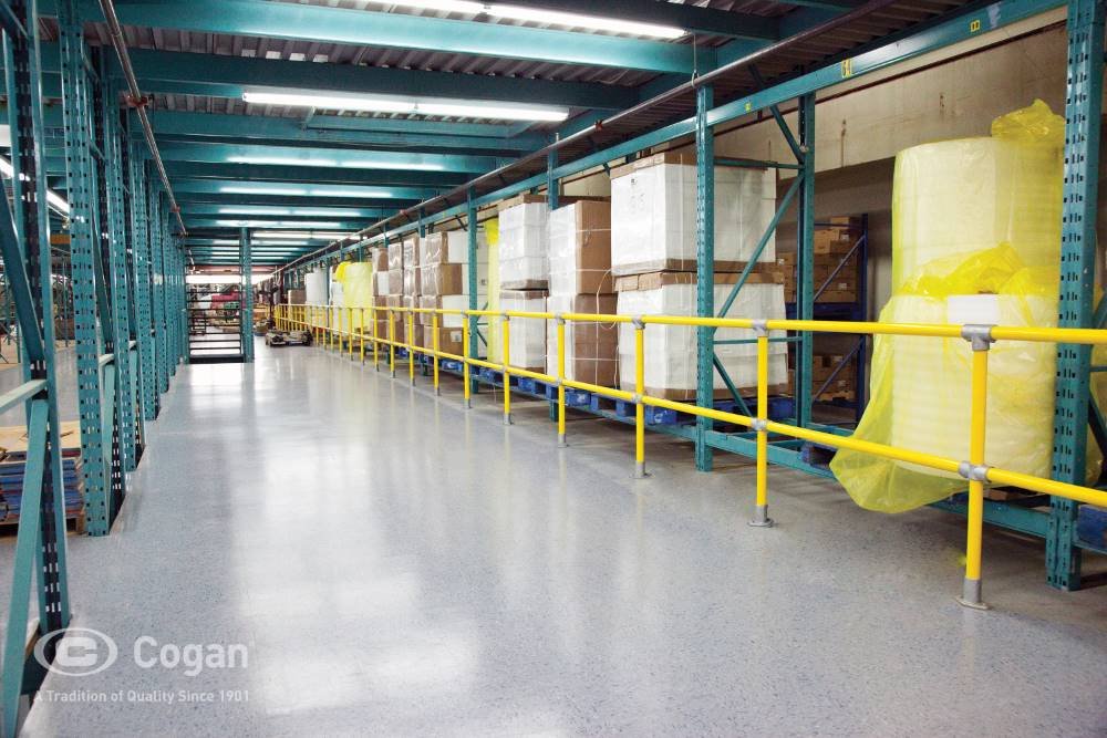 Warehouse safety equipment and protective barriers