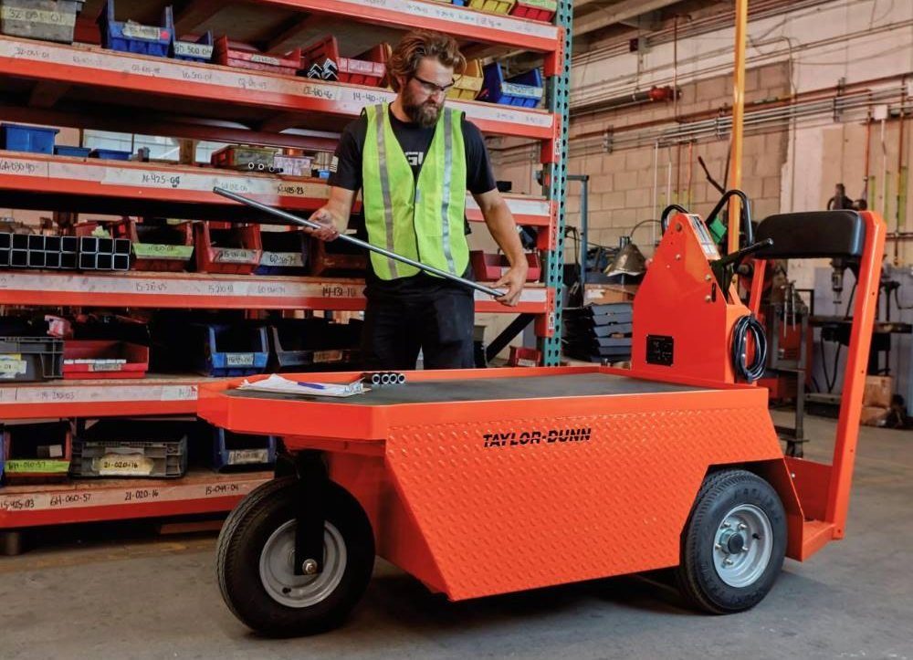 Taylor-Dunn industrial vehicles in action