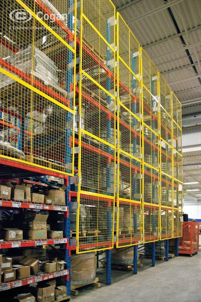 Warehouse safety equipment and protective barriers