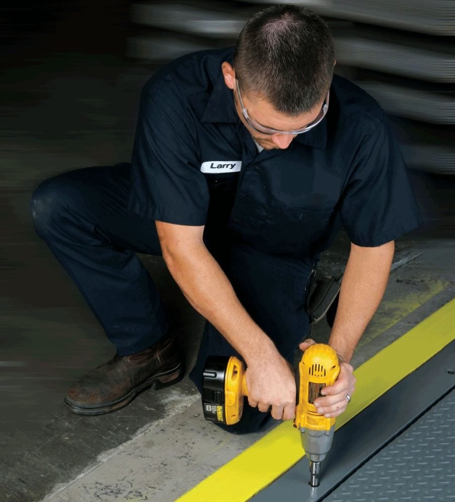 Loading dock equipment for secure loading