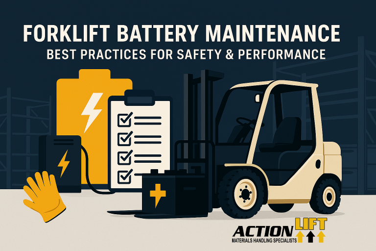 Read more about the article Forklift Batteries – Best Practices for Maintenance and Handling